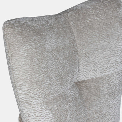 Alonso - Swivel Dining Chair In Beige Fabric