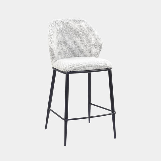 Quinn - Bar Stool In Boucle Fabric