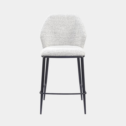Quinn - Bar Stool In Boucle Fabric