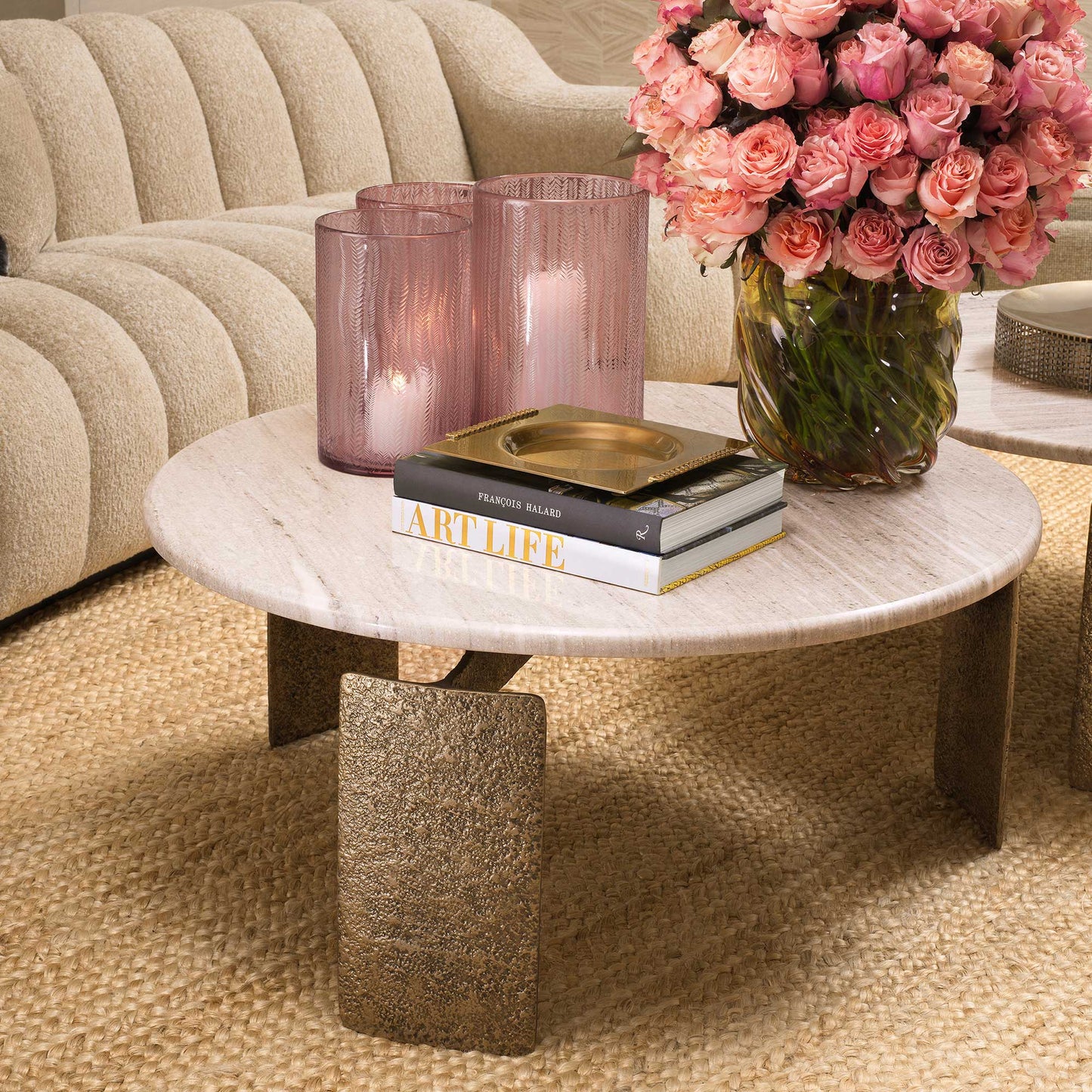 Eichholtz Bodega - Coffee Table Antique Brass Finish