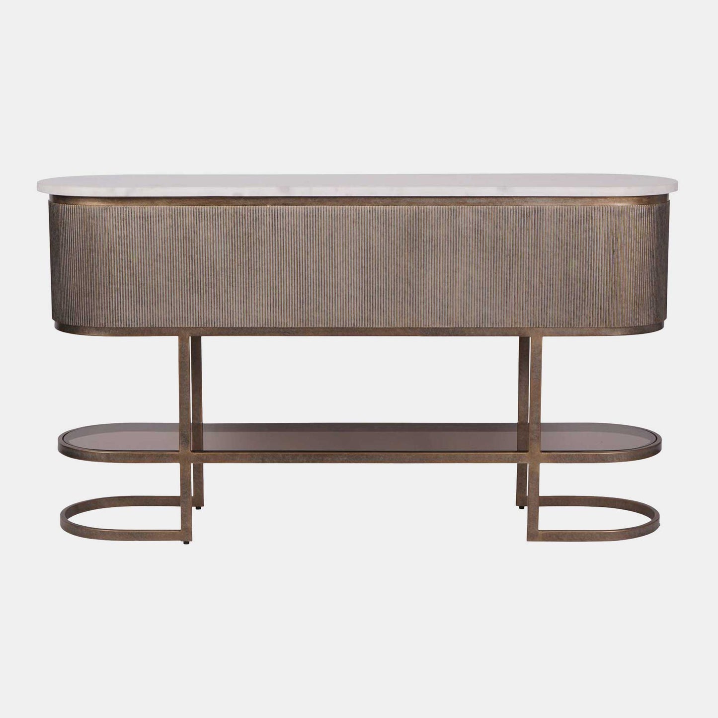 Sutton - Console Table, Aged Gold