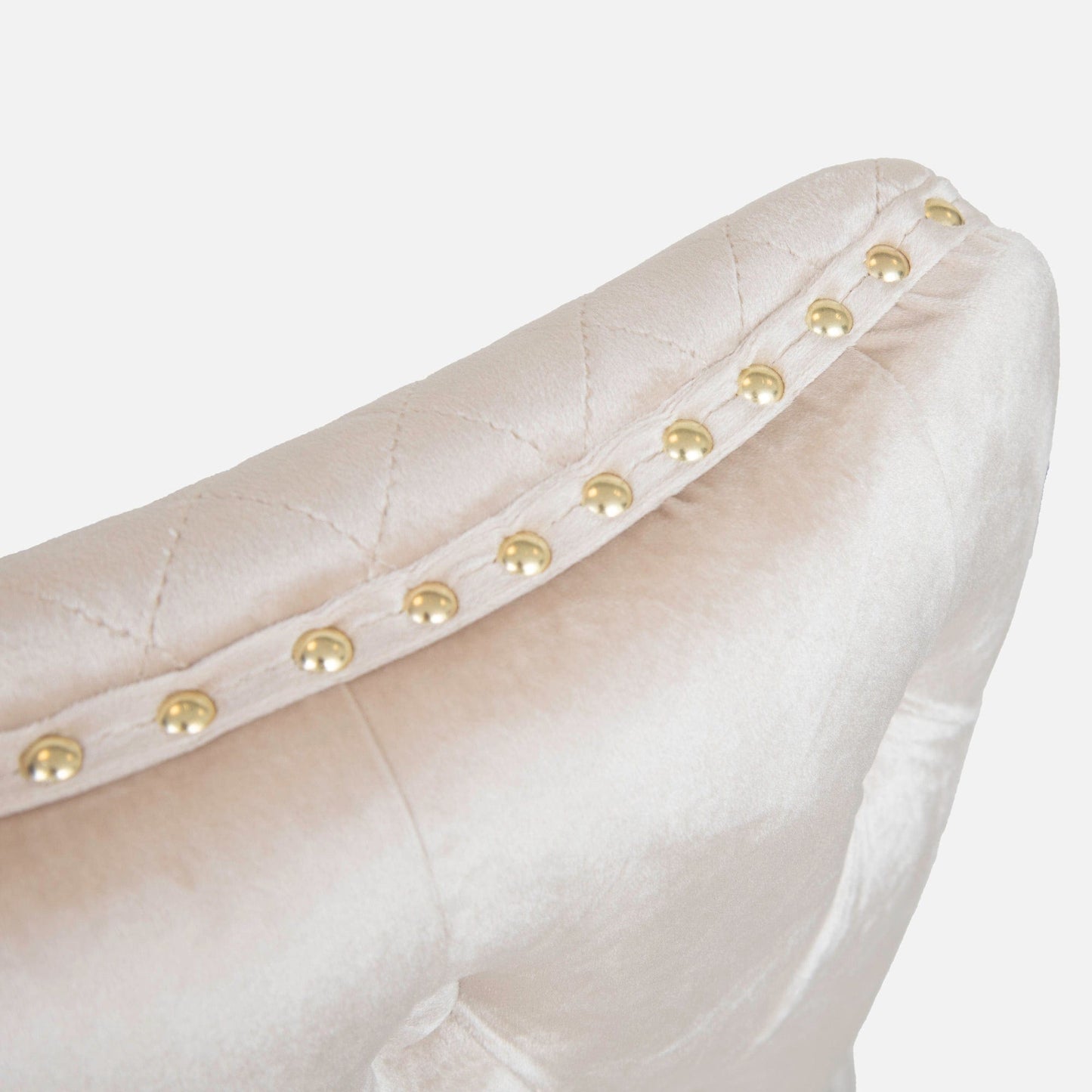 Dubai - Dining Chair With Ring In Velvet Fabric