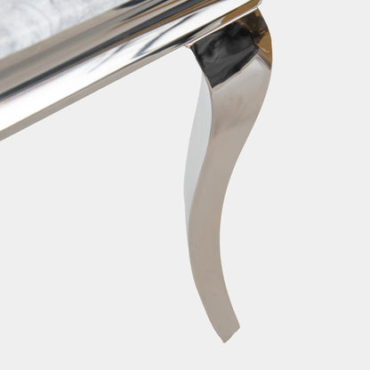 Izmir - Coffee Table, Grey Marble Top