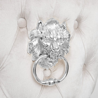 Izmir - Dining Chair With Lion Head, Cream