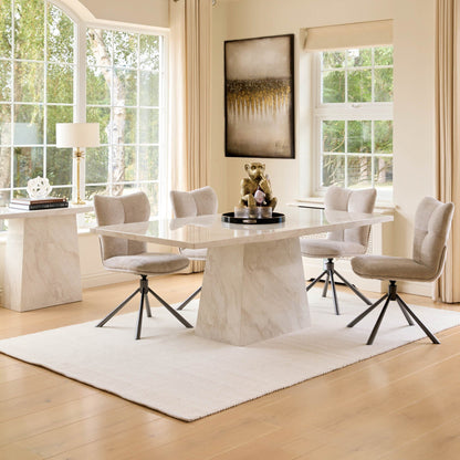Glacier - Marble Dining Table