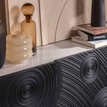 Alpine - Sideboard, Swirl Patterned Front