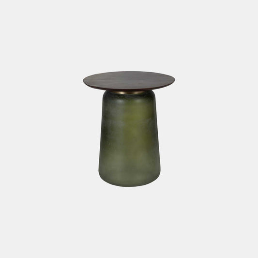 Park - Coffee Table With Green Glass Base