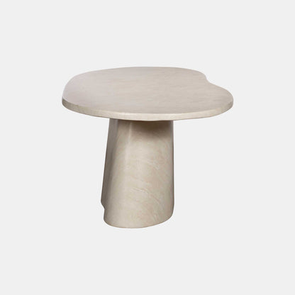 Turi - Dining Table, Travertine Effect