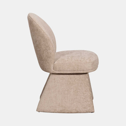 Turi - Dining Chair In Taupe Fabric