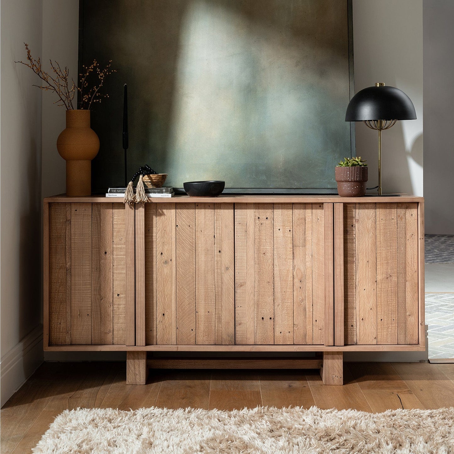 Oakmore - Sideboard, Solid Reclaimed Wood