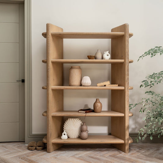 West Lake - Bookcase, White Oak