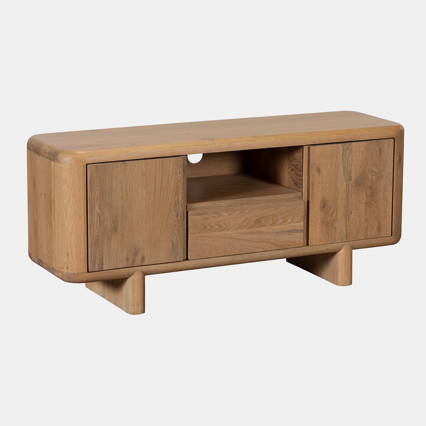 West Lake - TV Unit, White Oak