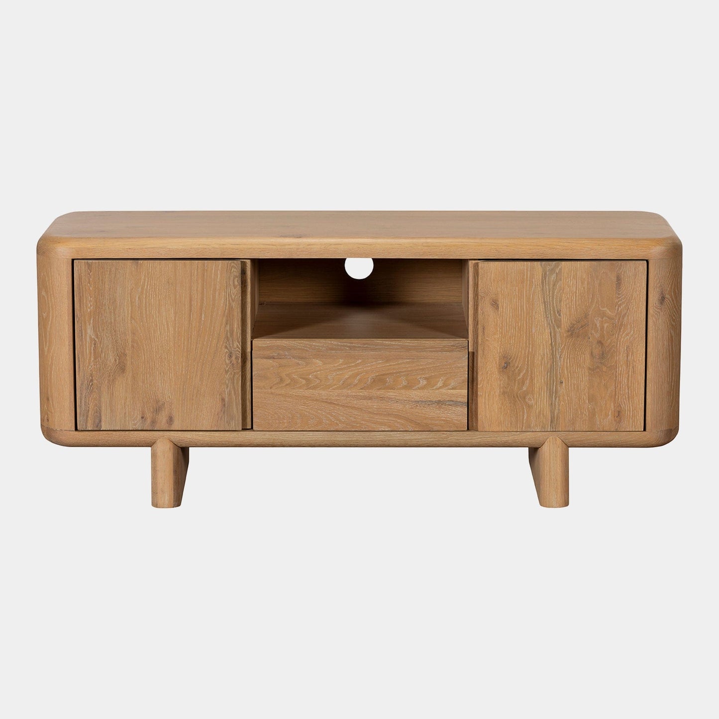 West Lake - TV Unit, White Oak