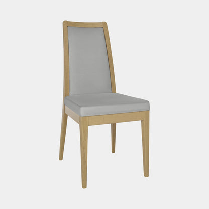 Ercol Romana - Padded Back Dining Chair In Leather