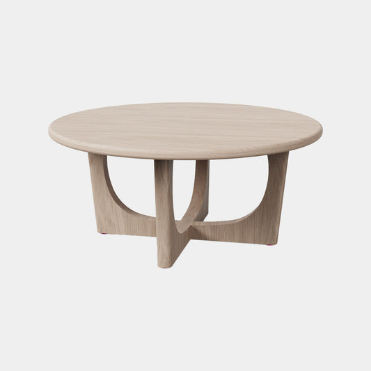 Enya - Round Coffee Table In Natural Oak Finish