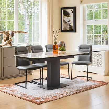 Campari - Extending Dining Table, Grey