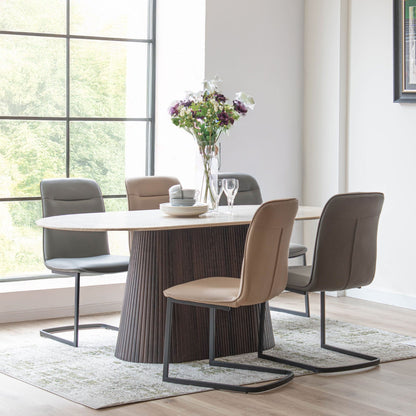 Asmara - Dining Table, Marble Effect