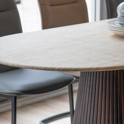 Asmara - Dining Table, Marble Effect