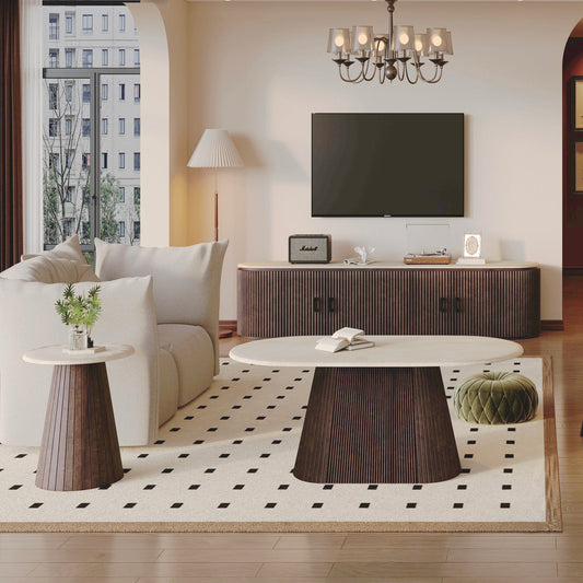 Asmara - Coffee Table, Marble Effect