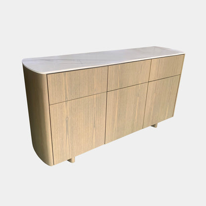 Lucerne - Sideboard, White Marble Effect Sintered Stone
