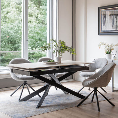 Triago - Extending Dining Table With Stone Top