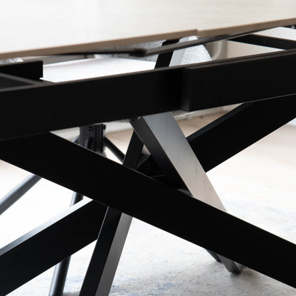 Triago - Extending Dining Table With Stone Top