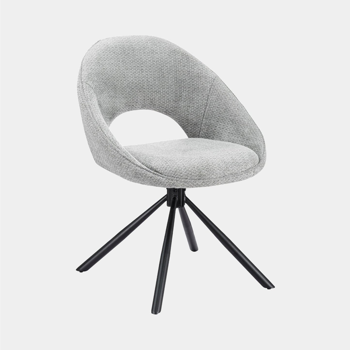 Triago - Swivel Dining Chair In Fabric