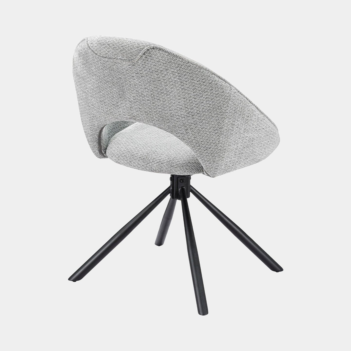 Triago - Swivel Dining Chair In Fabric