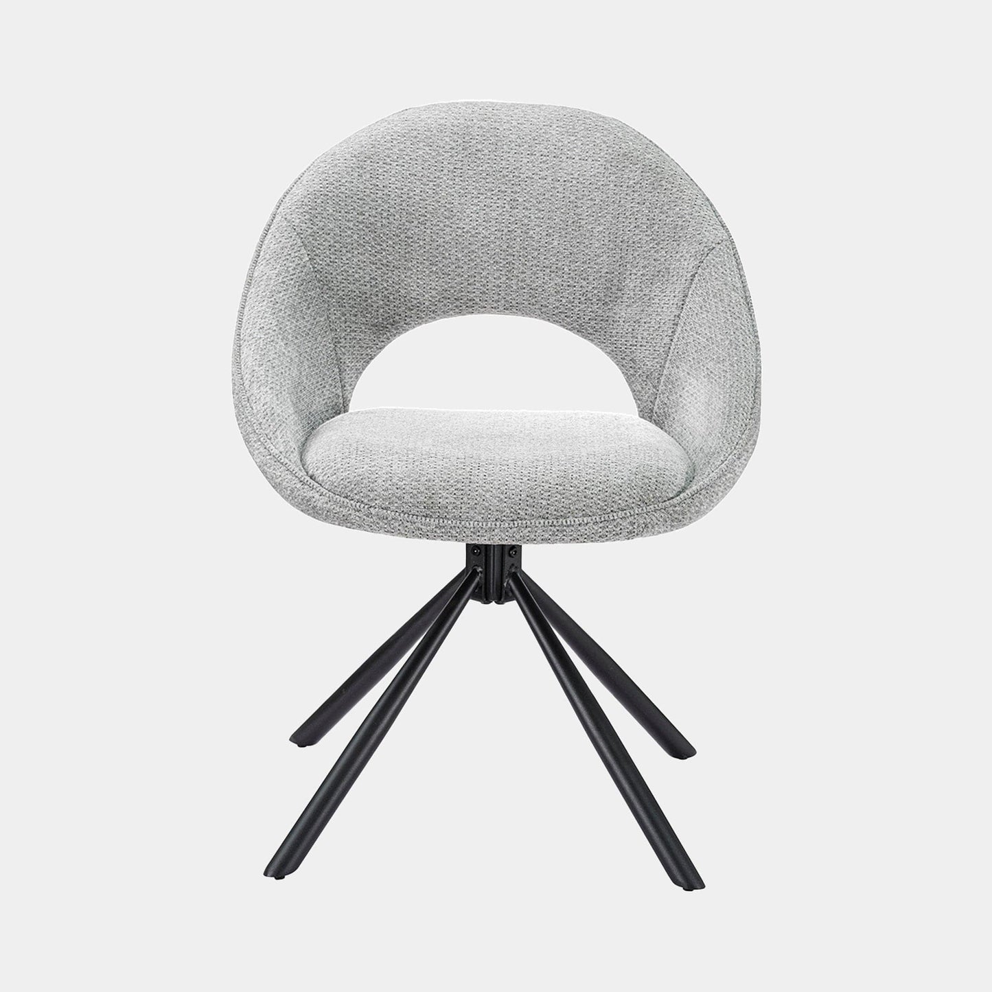 Triago - Swivel Dining Chair In Fabric