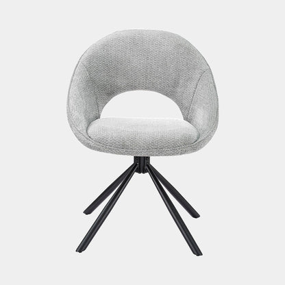 Triago - Swivel Dining Chair In Fabric