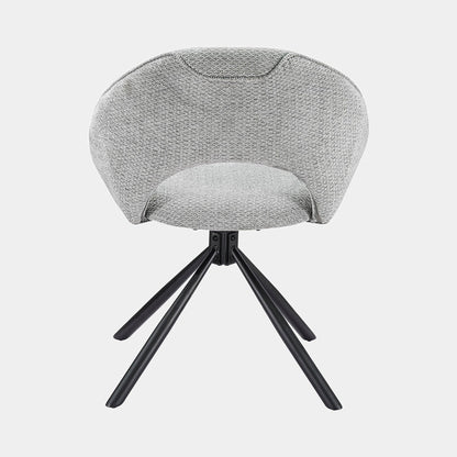 Triago - Swivel Dining Chair In Fabric