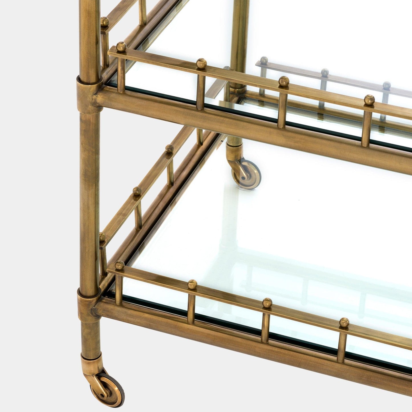 Eichholtz Scarlett - Drinks Trolley Vintage Brass Finish