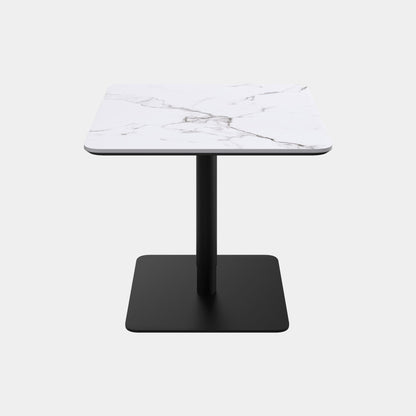 Medici - Bar Table Height Adjustable, White Marble Effect