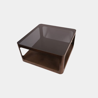 Thornton - Square Coffee Table, Smoked Gold