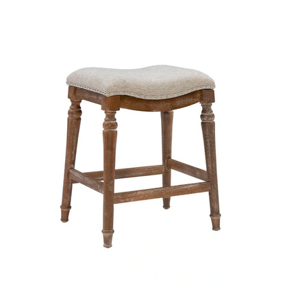 Hayes Big and Tall Backless Rustic Farmhouse Counter Stool
