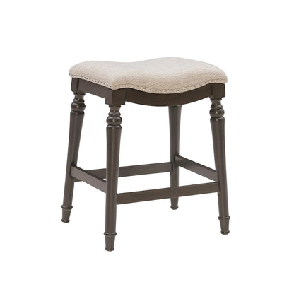 Hayes Big and Tall Backless Rustic Farmhouse Counter Stool