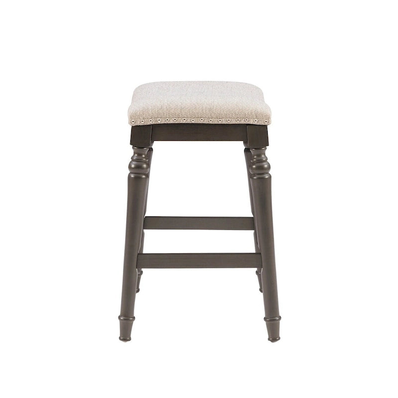 Hayes Big and Tall Backless Rustic Farmhouse Counter Stool