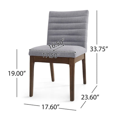 Lancer Channel Stitch Dining Chairs (Set of 4) by Christopher Knight Home