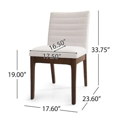 Lancer Channel Stitch Dining Chairs (Set of 4) by Christopher Knight Home