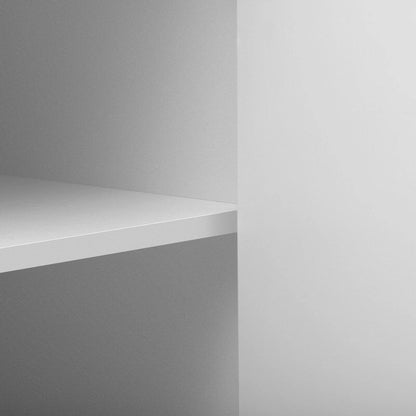 Featured Three-door Storage Cabinet with Metal Handles, Suitable for Corridors, Entrances, Living rooms, and Bedrooms