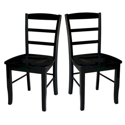 The Gray Barn Moonshine Wood Ladder Dining Chair (Set of 2)