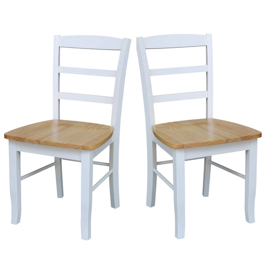 The Gray Barn Moonshine Wood Ladder Dining Chair (Set of 2)
