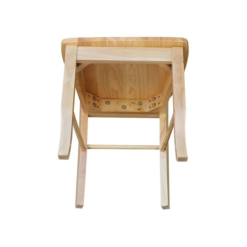 The Gray Barn Moonshine Wood Ladder Dining Chair (Set of 2)