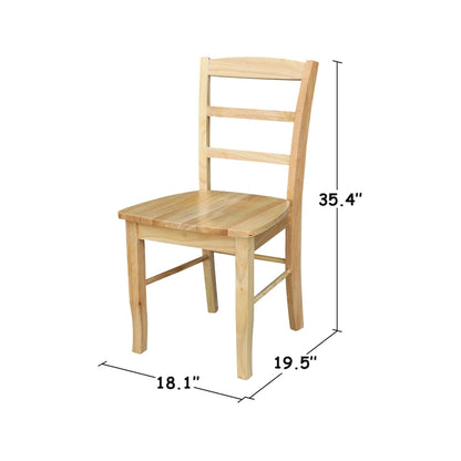 The Gray Barn Moonshine Wood Ladder Dining Chair (Set of 2)