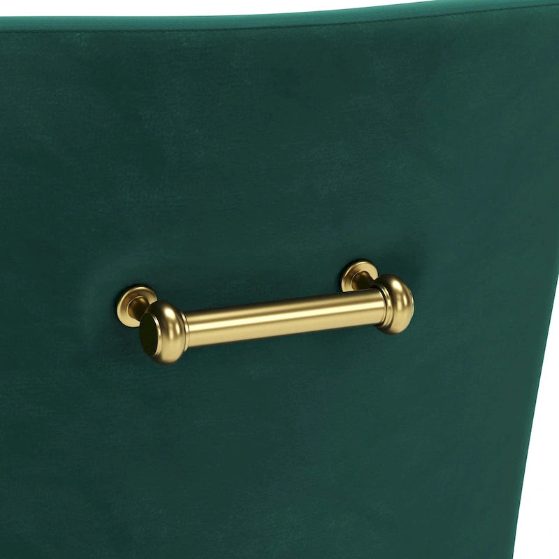 Maxine Dining Chair Gray & Gold