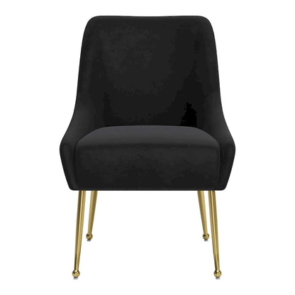 Maxine Dining Chair Gray & Gold