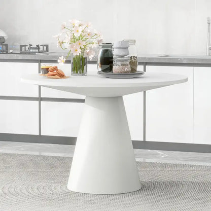 Retro Round Dining Table Minimalist Elegant Table