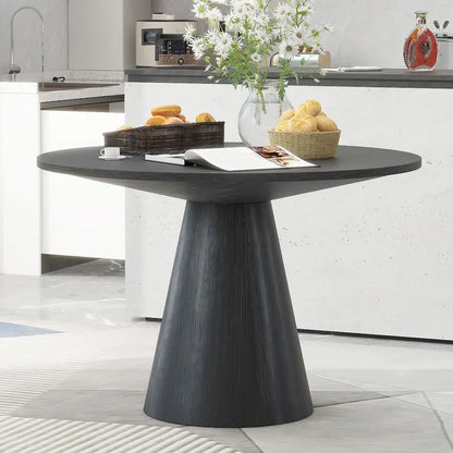 Retro Round Dining Table Minimalist Elegant Table