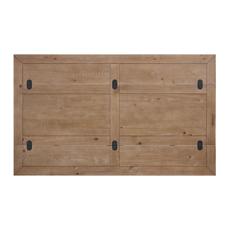 Napa 60 Solid Wood Pedestal Flip-top Sofa Console Table