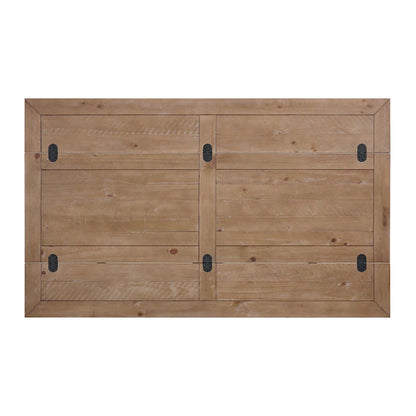 Napa 60 Solid Wood Pedestal Flip-top Sofa Console Table